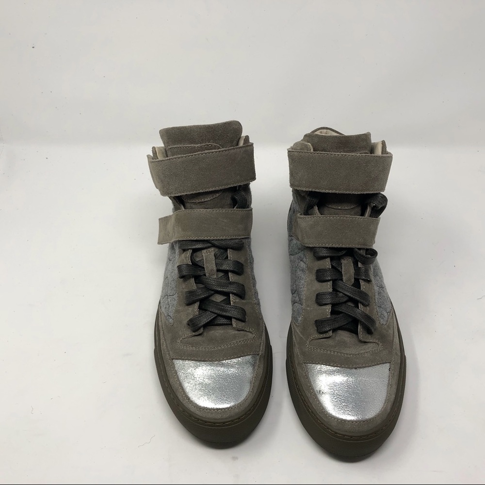 Brunello Cucinelli Hightop Suede Sneakers